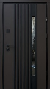 5205111050_Berez Street Plus Rio P Loft RAL 8019 пісокбілий атлас (ф-ра чорна, короб 90059003)